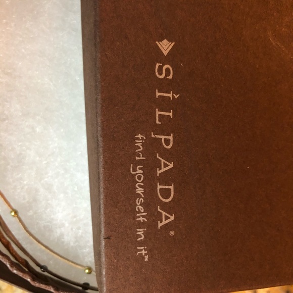 Silpada Howlite Leather Turq Sterling Necklace - Picture 5 of 5